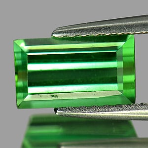 Natural Green Tourmaline Gemstones 1.15 Ct. Baguette Shape 8.8 x 5.2 Mm.: Product ID: 807237393 Product Name: Natural Tourmaline Weight: 1.15 CT. Size: 8.8 x 5.2 x 3.5 MM. Shape: Baguette Color: Green Clarity:VVS Luster: Good Gems Origin: Nigeria Treatment: Unheated Crystal
