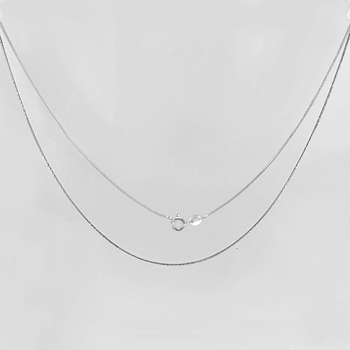 Snake Chains Necklace 925 Sterling Silver Jewelry Length 18 Inch.: Product ID: 280540019 Product Type: 925 Sterling Silver Fine Jewelry Jewelry Weight: 2.17 Grams. Gemstones Color: Silver Metal: Solid Silver 92.5%. Gemstone Detail: Average Range 2.17 - 2.30 Gram Per 