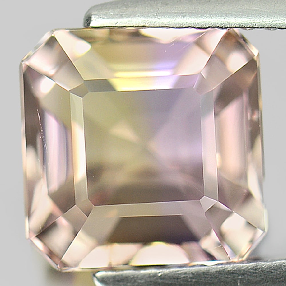 Natural Bi Color Ametrine Gemstones 4.20 Ct. Octagon Shape 9 x 9 Mm.: Product ID: 800404974 Product Name: Natural Ametrine Weight: 4.20 CT. Size: 9 x 9 x 7 MM. Shape: Octagon Color: Bi Color Clarity:VVS Luster: Good Gems Origin: Bolivia Treatment: Unheated Crystal Struc