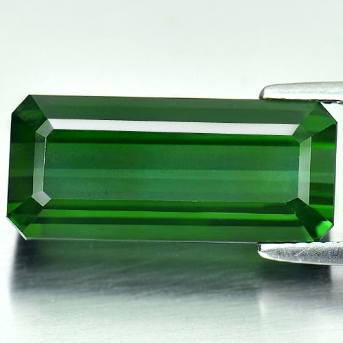 Natural Green Tourmaline Gemstones 9.93 Ct. Octagon Shape 18.7 x 8.4 Mm.: Product ID: 807236809 Product Name: Natural Tourmaline Weight: 9.93 CT. Size: 18.7 x 8.4 x 6.2 MM. Shape: Octagon Color: Green Clarity:VVS Luster: Good Gems Origin: Nigeria Treatment: Unheated Crystal