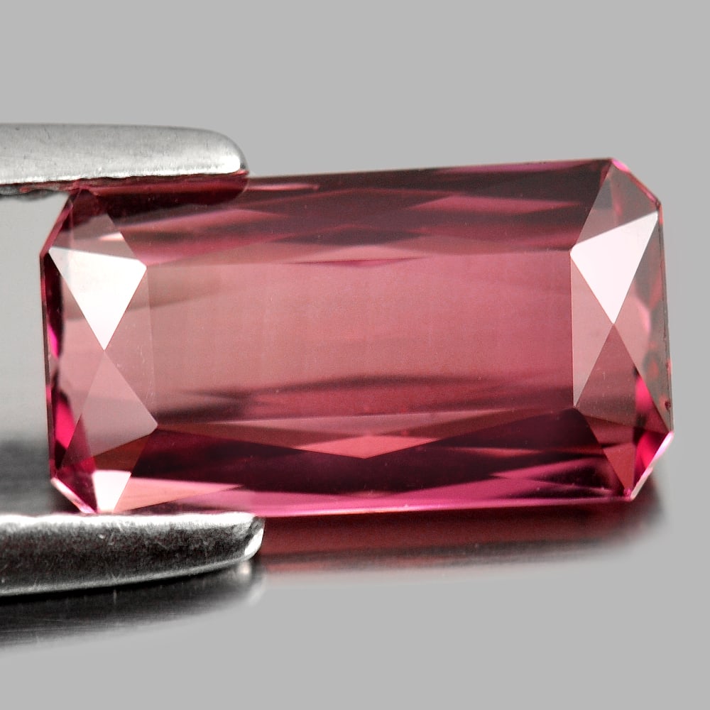 Natural Pink Tourmaline Gemstones 1.95 Ct. Gemstone Clean Octagon 10.4 x 5.7 Mm.: Product ID: 807239578 Product Name: Natural Tourmaline Weight: 1.95 CT. Size: 10.4 x 5.7 x 3.4 MM. Shape: Octagon Color: Pink Clarity:IF Luster: Good Gems Origin: Nigeria Treatment: Unheated Crystal S