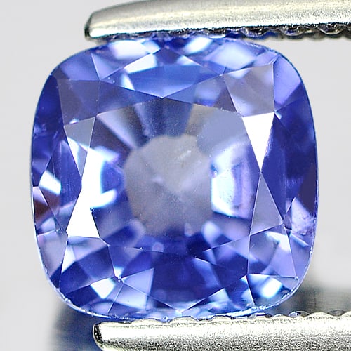 Natural Violetish Blue Tanzania Gemstone 1.23 Ct. Cushion Shape 6 x 4 Mm.: Product ID: 807004165 Product Name: Natural Tanzanite Weight: 1.23 CT. Size: 6 x 4 x 3.8 MM. Shape: Cushion Color: Blue Clarity:VSI Luster: Very Good Gems Origin: Tanzania Treatment: Heated Crystal St
