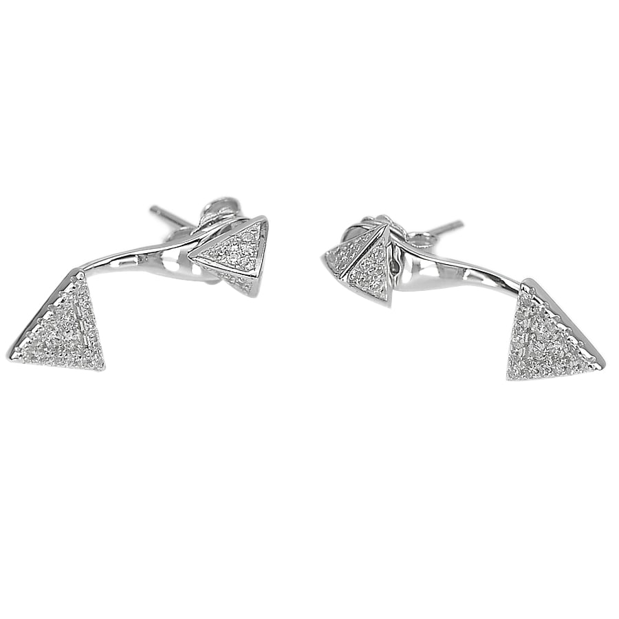 925 Sterling Silver 2.78 Grams Earrings Nice with White CZ: Product ID: 205101239 Product Type: 925 Sterling Silver Fine Jewelry Jewelry Weight: 2.78 Grams. Gemstones Color: Silver Metal: Solid Silver 92.5%. Gemstone Detail: Round White CZ Size 1 x 1 Mm. Many.