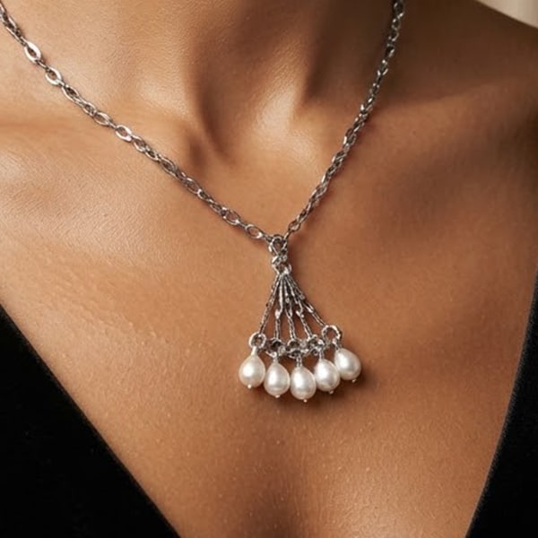 Natural White Pearl Gemstones 925 Sterling Silver Fine Jewelry Nickel Necklace: Product ID: 805202516 Product Type: 925 Sterling Silver Fine Jewelry Jewelry Weight: 0.00 Grams. Gemstones Color: White Metal: Solid Silver 92.5%. Gemstone Detail: Center: Oval White Pearl Size 9.6 x 