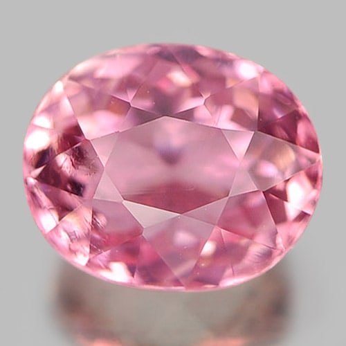 NaturalPink Tourmaline Gemstones 2.44 Ct. Oval 8.6 x 7.1 Mm. (1 of 3)