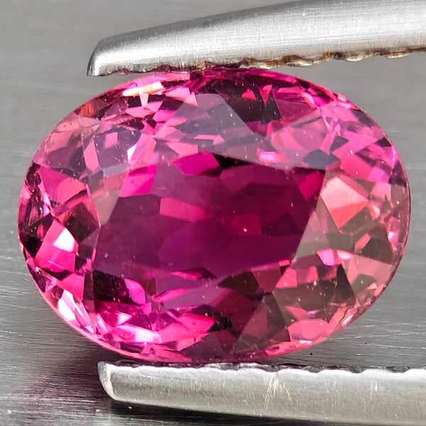 Natural Pink Tourmaline Gemstones 1.51 Ct. Oval Shape 8.1 x 6.1 Mm.: Product ID: 807251339 Product Name: Natural Tourmaline Weight: 1.51 CT. Size: 8.1 x 6.1 x 4.5 MM. Shape: Oval Shape Color: Pink Clarity:VSI Luster: Good Gems Origin: Nigeria Treatment: Unheated Crysta