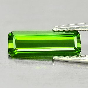 Natural Green Tourmaline Gemstones 1.09 Ct. Clean Octagon Shape 11.5 x 4 Mm.: Product ID: 807241695 Product Name: Natural Tourmaline Weight: 1.09 CT. Size: 11.5 x 4 x 2.5 MM. Shape: Octagon Color: Green Clarity:IF Luster: Very Good Gems Origin: Nigeria Treatment: Unheated Cryst