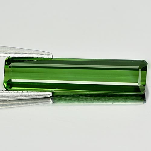 Natural Green Tourmaline Gemstones 2.37 Ct. Clean Octagon Shape 18.3 x 4.4 Mm.: Product ID: 807246654 Product Name: Natural Tourmaline Weight: 2.37 CT. Size: 18.3 x 4.4 x 3 MM. Shape: Octagon Color: Green Clarity:IF Luster: Very Good Gems Origin: Nigeria Treatment: Unheated Cryst