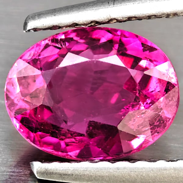 Natural Pink Tourmaline Gemstones 1.40 Ct. Oval Shape 7.8 x 6.3 Mm.: Product ID: 807251321 Product Name: Natural Tourmaline Weight: 1.40 CT. Size: 7.8 x 6.3 x 4.5 MM. Shape: Oval Shape Color: Pink Clarity:SI1 Luster: Good Gems Origin: Nigeria Treatment: Unheated Crysta