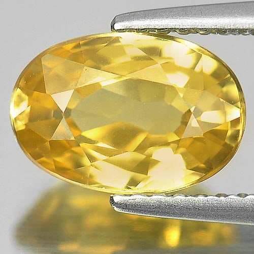 Natural Yellow Zircon Gemstones 3.30 Ct. Oval Shape 9.7 x 6.7 Mm.: Product ID: 807729514 Product Name: Natural Zircon Weight: 3.30 CT. Size: 9.7 x 6.7 x 4.6 MM. Shape: Oval Color: Yellow Clarity:VVS Luster: Very Good Gems Origin: Cambodia Treatment: Heated Crystal St