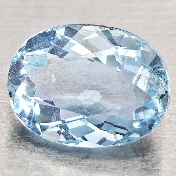 Natural Light Blue Aquamarine Gemstones 1.75 Ct. Oval Shape 8.8 x 6.7 Mm.: Product ID: 800812300 Product Name: Natural Aquamarine Weight: 1.75 CT. Size: 8.8 x 6.7 x 4.4 MM. Shape: Oval Shape Color: Light Blue Clarity:VSI - SI1 Luster: Good Gems Origin: Brazil Treatment: Unhe