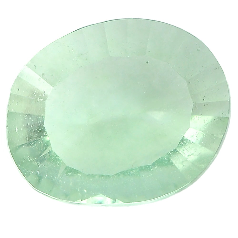 Natural Light Green Fluorite Gemstones 4.67 Ct. Oval Concave Cut 12 x 10 Mm.: Product ID: 802705019 Product Name: Natural Fluorite Weight: 4.67 CT. Size: 12 x 10 x 5.5 MM. Shape: Oval Concave Cut Color: Green Clarity:SI Luster: Good Gems Origin: Brazil Treatment: Unheated Cryst
