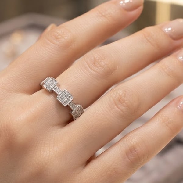 925 Sterling Silver Ring Jewelry 2.10 Grams Size 6: Product ID: 280510276 Product Type: 925 Sterling Silver Fine Jewelry Jewelry Weight: 2.10 Grams. Ring Size: 6 Resizable(Fee) Gemstones Color: Silver Metal: Solid Silver 92.5%. Gemstone Detail: About 2
