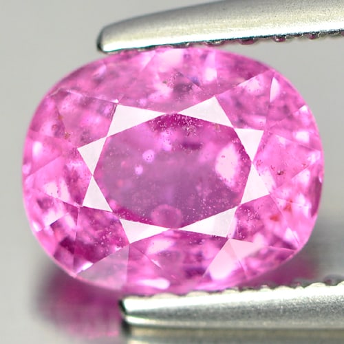 Natural Pink Sapphire Gemstones 1.85 Ct. Oval Shape 7.53 x 6.15 Mm. (1 of 4)