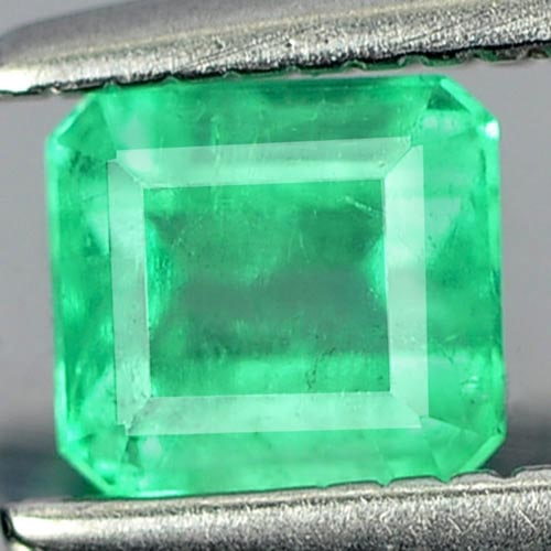 Natural Green Emerald Gemstones 0.42 Ct. Octagon Shape 4.4 x 4.1 Mm.: Product ID: 802402741 Product Name: Natural Emerald Weight: 0.42 CT. Size: 4.4 x 4.1 x 3.1 MM. Shape: Octagon Color: Green Clarity:SI Luster: Good Gems Origin: Columbia Treatment: Unheated Crystal Str