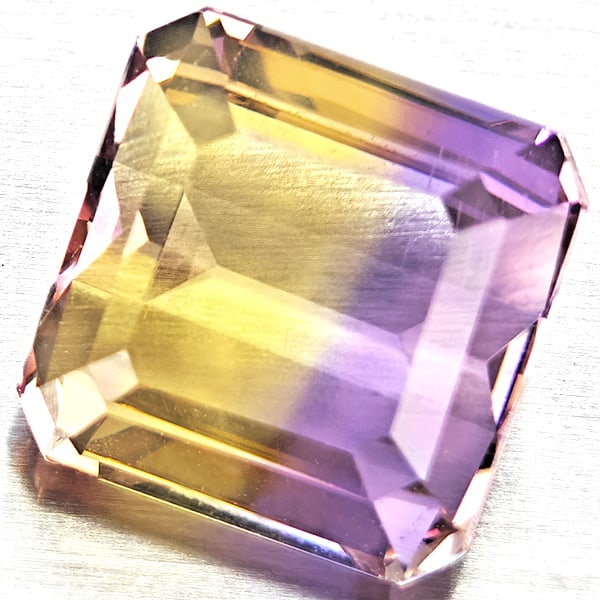 Natural Bi Color Ametrine Gemstones 2.96 Ct. Octagon Shape 8.3 x 8.3 Mm.: Product ID: 800408462 Product Name: Natural Ametrine Weight: 2.96 CT. Size: 8.3 x 8.3 x 5.3 MM. Shape: Octagon Color: Bi Color Clarity:VSI Luster: Good Gems Origin: Bolivia Treatment: Unheated Crystal