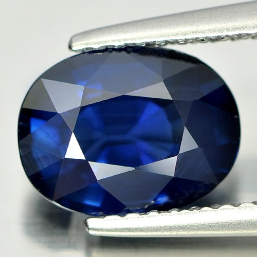 Natural Blue Sapphire Gemstones 2.43 Ct. Oval Shape 9.15 x 6.91 Mm. (1 of 4)