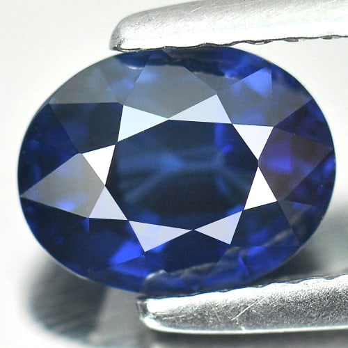Natural Blue Sapphire Gemstones 1.84 Ct. Oval Shape 7.55 x 5.97 Mm.: Product ID: 806008416 Product Name: Natural Blue Sapphire Weight: 1.84 CT. Size: 7.55 x 5.97 x 4.63 MM. Shape: Oval Color: Blue Clarity:VVS Luster: Very Good Gems Origin: Madagascar Treatment: Heated 