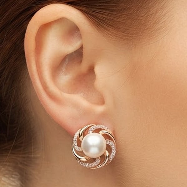 Natural Pink Pearl Real 925 Silver Rose Gold Plated Earrings 6.38 Grams: Product ID: 207100914 Product Type: 925 Sterling Silver Fine Jewelry Jewelry Weight: 6.38 Grams. Gemstones Color: Pink Metal: Solid Silver 92.5%. Gemstone Detail: Center: Round Cabochon Natural Pink P