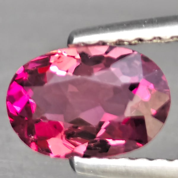Natural Pink Tourmaline Gemstones 0.84 Ct. Oval Shape 7.5 x 5.3 Mm.