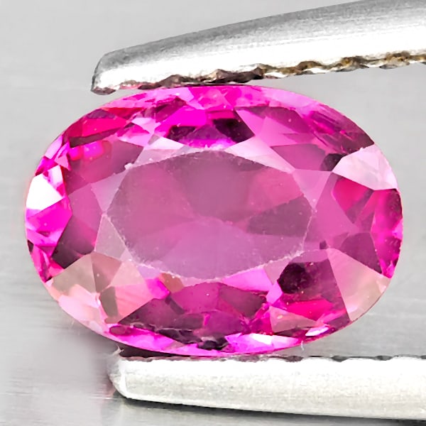 Natural Pink Tourmaline Gemstones 0.98 Ct. Oval Shape 7.4 x 5.4 Mm.: Product ID: 807251284 Product Name: Natural Tourmaline Weight: 0.98 CT. Size: 7.4 x 5.4 x 3.6 MM. Shape: Oval Shape Color: Pink Clarity:SI1 Luster: Good Gems Origin: Nigeria Treatment: Unheated Crysta