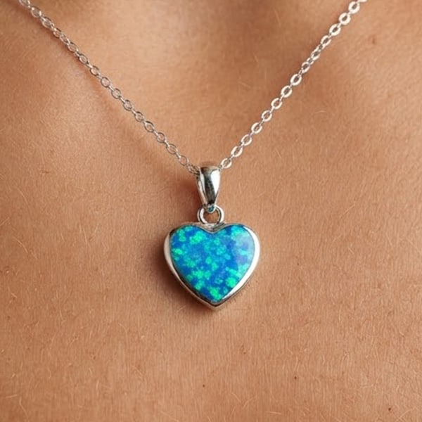 925 Sterling Silver Pendant Jewelry with Multi Color Blue Created Opal 3.08 Grams: Product ID: 280130006 Product Type: 925 Sterling Silver Fine Jewelry Jewelry Weight: 3.08 Grams. Gemstones Color: Multi-Color Metal: Solid Silver 92.5%. Gemstone Detail: Multi Color Blue Created Opal 