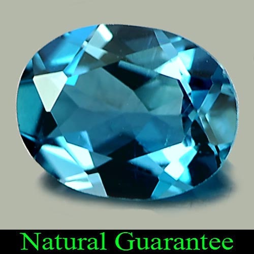Natural London Blue Topaz Gemstones 2.04 Ct. Oval Shape 9.1 x 7.1 Mm.: Product ID: 807162737 Product Name: Natural Blue Topaz Weight: 2.04 CT. Size: 9.1 x 7.1 x 4.1 MM. Shape: Oval Color: Blue Clarity:VSI Luster: Good Gems Origin: Brazil Treatment: Treated Crystal Struct