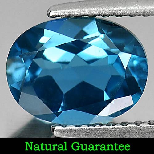 Natural London Blue Topaz Gemstones 2.18 Ct. Oval Shape 9 x 7 Mm.: Product ID: 807161739 Product Name: Natural Blue Topaz Weight: 2.18 CT. Size: 9 x 7 x 4.5 MM. Shape: Oval Color: London Blue Clarity:VSI Luster: Good Gems Origin: Brazil Treatment: Treated Crystal Str