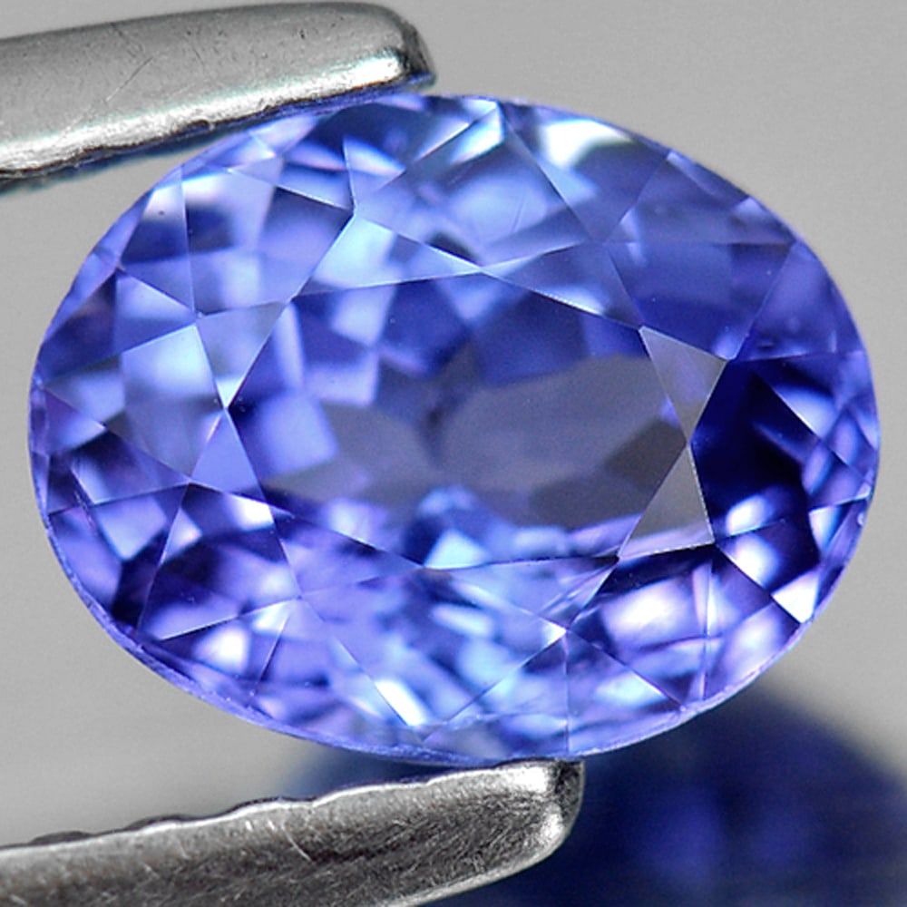 Natural Blue Tanzanite Gemstones 1.10 Ct. Oval Shape 7.1 x 5.6 Mm. (1 of 3)