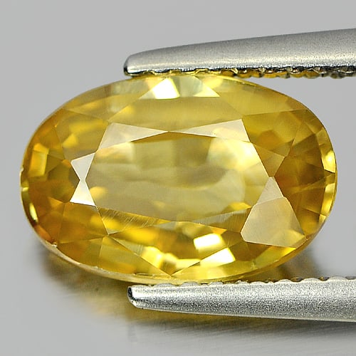 Natural Yellow Zircon Gemstones 3.24 Ct. Oval Shape 10.2 x 6.7 Mm.: Product ID: 807729435 Product Name: Natural Zircon Weight: 3.24 CT. Size: 10.2 x 6.7 x 4.1 MM. Shape: Oval Color: Yellow Clarity:VSI Luster: Good Gems Origin: Cambodia Treatment: Heated Crystal Struct