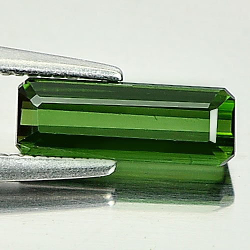 Natural Green Tourmaline Gemstones 1.00 Ct. Octagon Shape 10 x 3.6 Mm.: Product ID: 807245220 Product Name: Natural Tourmaline Weight: 1.00 CT. Size: 10 x 3.6 x 2.8 MM. Shape: Octagon Color: Green Clarity:VVS Luster: Very Good Gems Origin: Nigeria Treatment: Unheated Crys