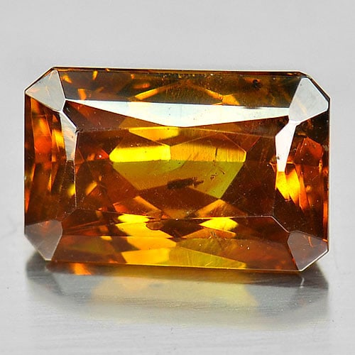 Certified Natural Yellow Sphalerite Gemstones 3.06 Ct. Octagon Shape 6.5 x 9.8 Mm.: Product ID: 803300002 Product Name: Natural Sphalerite Weight: 3.06 CT. Size: 6.50 x 9.81 x 4.26 MM. Shape: Octagon Color: Yellow Clarity:SI1 Luster: Good Gems Origin: Spain Treatment: Unheated Crysta
