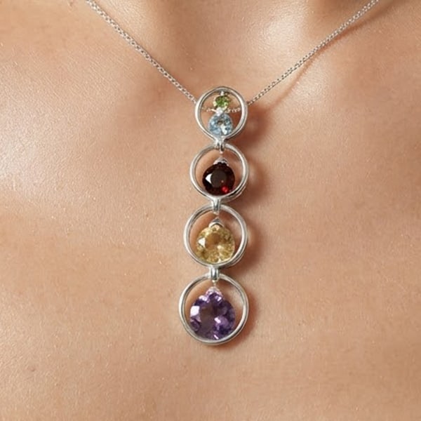 Natural Amethyst Citrine Garnet Topaz with 925 Sterling Silver Pendant Jewelry 5.81 Grams: Product ID: 281030188 Product Type: 925 Sterling Silver Fine Jewelry Jewelry Weight: 5.81 Grams. Gemstones Color: Multi-Color Metal: Solid Silver 92.5%. Gemstone Detail: Round Purple Natural Amethyst 