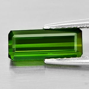 Natural Green Tourmaline Gemstones 1.41 Ct. Octagon Shape 10 x 4 Mm: Product ID: 807242376 Product Name: Natural Tourmaline Weight: 1.41 CT. Size: 10 x 4 x 3.5 MM. Shape: Octagon Color: Green Clarity:VSI Luster: Good Gems Origin: Nigeria Treatment: Unheated Crystal Str
