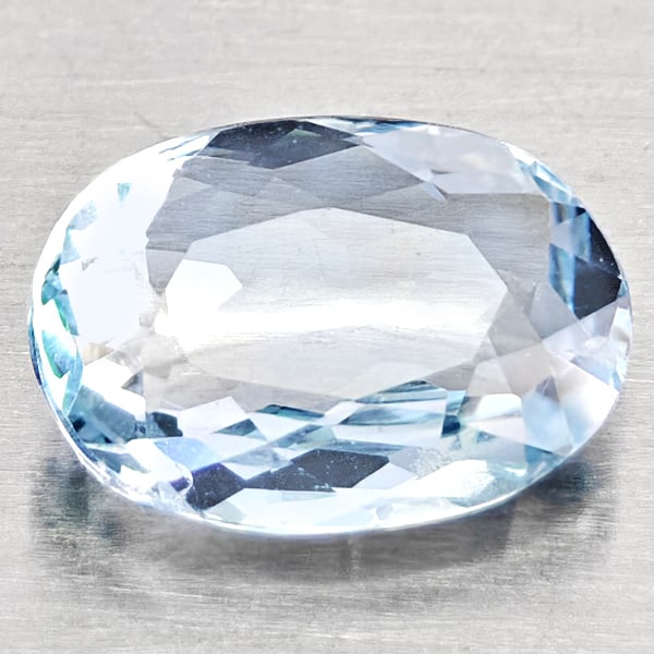 Natural Baby Blue Aquamarine Gemstones 0.95 Ct. Oval Shape 8 x 6 Mm.: Product ID: 800812154 Product Name: Natural Gemstones Weight: 0.95 CT. Size: 8 x 6 x 3 MM. Shape: Oval Shape Color: Baby Blue Clarity:VSI Luster: Good Gems Origin: Brazil Treatment: Unheated Crystal S
