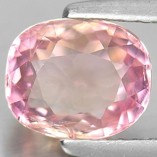 Natural Pink Tourmaline Gemstones 1.50 Ct. Oval Shape 7.5 x 6.2 Mm.: Product ID: 807250204 Product Name: Natural Tourmaline Weight: 1.50 CT. Size: 7.5 x 6.2 x 4.3 MM. Shape: Oval Color: Pink Clarity:VSI Luster: Good Gems Origin: Mozambique Treatment: Unheated Crystal S