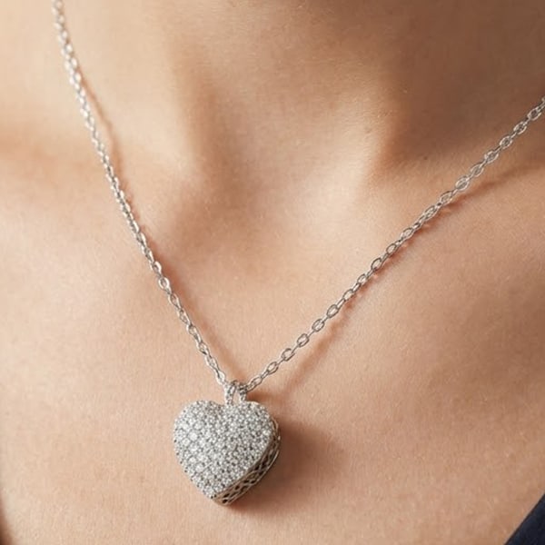 925 Sterling Silver Necklace Jewelry White Gold Plated Length 18 Inch.: Product ID: 280540246 Product Type: 925 Sterling Silver Fine Jewelry Jewelry Weight: 2.72 Grams. Gemstones Color: White Metal: Solid Silver 92.5%. Gemstone Detail: About 2.72 Grams. White CZ Round Siz