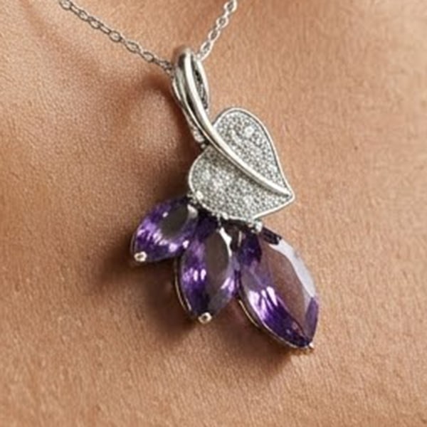 Natural Purple Amethyst Gemstones with 925 Sterling Silver Pendant Jewelry 1.47 Grams: Product ID: 280530060 Product Name: Sterling Silver Earrings Product Type: 925 Sterling Silver Fine Jewelry Jewelry Weight: 1.47 Grams. Gemstones Color: Purple Metal: Solid Silver 92.5%. Gemstone Deta