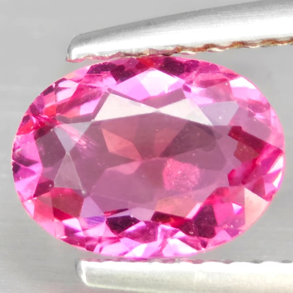 Natural Pink Tourmaline Gemstones 1.04 Ct. Oval Shape 8 x 6 Mm.: Product ID: 807251288 Product Name: Natural Tourmaline Weight: 1.04 CT. Size: 8 x 6 x 3.3 MM. Shape: Oval Shape Color: Pink Clarity:SI1 Luster: Good Gems Origin: Nigeria Treatment: Unheated Crystal St