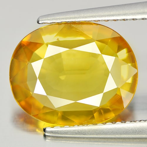 Natural Yellow Sapphire Gemstones 3.63 Ct. Oval Shape 11.6 x 9.5 Mm.: Product ID: 806145363 Product Name: Natural Yellow Sapphire Weight: 3.63 CT. Size: 11.6 x 9.5 x 3.6 MM. Shape: Oval Color: Yellow Clarity:VVS Luster: Good Gems Origin: Bangkaja,Thailand Treatment: Hea