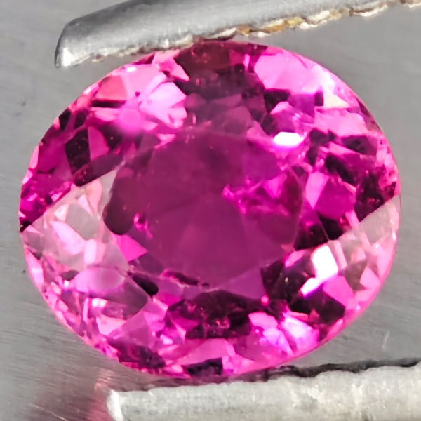 Natural Pink Tourmaline Gemstones 1.01 Ct. Oval Shape 6.7 x 6 Mm.: Product ID: 807251462 Product Name: Natural Tourmaline Weight: 1.01 CT. Size: 6.7 x 6 x 4.3 MM. Shape: Oval Shape Color: Pink Clarity:VSI Luster: Very Good Gems Origin: Nigeria Treatment: Unheated Cry