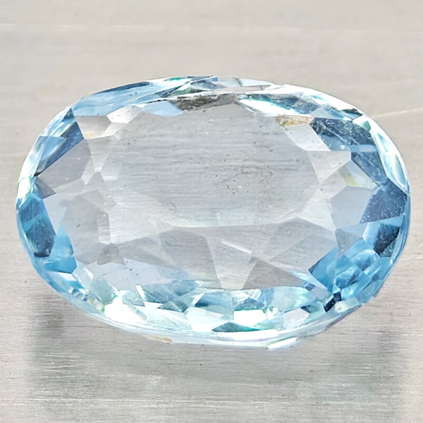 Natural Light Blue Aquamarine Gemstones 1.30 Ct. Oval Shape 8.2 x 6 Mm.: Product ID: 800812309 Product Name: Natural Aquamarine Weight: 1.30 CT. Size: 8.2 x 6 x 4 MM. Shape: Oval Color: Light Blue Clarity:VSI - SI1 Luster: Good Gems Origin: Brazil Treatment: Unheated Cryst