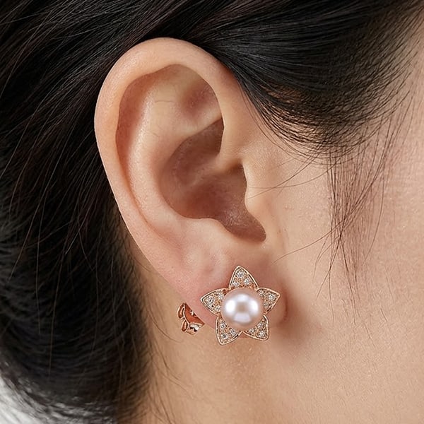 Natural Purplish Pink Pearl 925 Sterling Silver Earring Jewelry Rose Gold Plated 5.11 Grams: Product ID: 207100846 Product Type: 925 Sterling Silver Fine Jewelry Jewelry Weight: 5.11 Grams. Gemstones Color: Pink Metal: Solid Silver 92.5%. Gemstone Detail: Center: Round Cabochon Natural Purpli