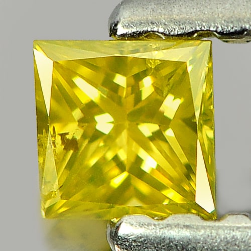 Natural Yellow Diamond 0.13 Ct. Square Princess Cut 2.8 Mm: Product ID: 802104038 Product Name: Natural Enhanced Diamond Weight: 0.13 CT. Size: 2.8 x 2.8 x 1.9 MM. Shape: Square Princess Cut Color: Yellow Clarity:SI1 Luster: Scintillating Gems Origin: Belgium 