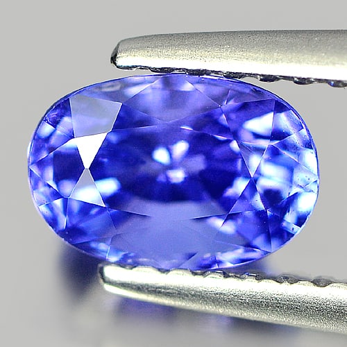 Natural Violet Tanzanite Gemstones 1.11 Ct. Oval Shape 6.93 x 4.76 Mm. (1 of 4)