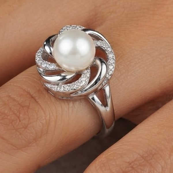 Natural White Pearl 925 Sterling Silver Ring Jewelry 5.08 Grams Size 9: Product ID: 207100960 Product Type: 925 Sterling Silver Fine Jewelry Jewelry Weight: 5.08 Grams. Ring Size: 9 Resizable(Fee) Gemstones Color: White Metal: Solid Silver 92.5%. Gemstone Detail: Center: 