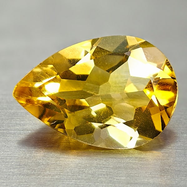 Natural Yellow Citrine Gemstones 2.28 Ct. Pear Shape 11.7 x 8.2 Mm.: Product ID: 801815024 Product Name: Natural Citrine Weight: 2.28 CT. Size: 11.7 x 8.2 x 4.9 MM. Shape: Pear Color: Yellow Clarity:VVS Luster: Good Gems Origin: Brazil Treatment: Unheated Crystal Struc