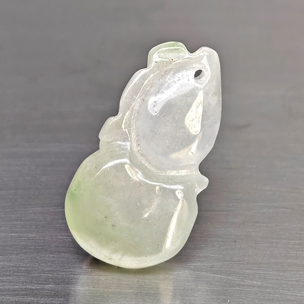 Natural Multi Color Green Jade Gemstones 14.29 Ct. Carving Shape 22 x 12.5 Mm.: Product ID: 819816340 Product Name: Natural Gemstones Weight: 14.29 CT. Size: 22 x 12.5 x 5.8 MM. Shape: Carving Shape Color: Mixed Color Green Clarity:None Luster: None Gems Origin: Thailand Treatmen