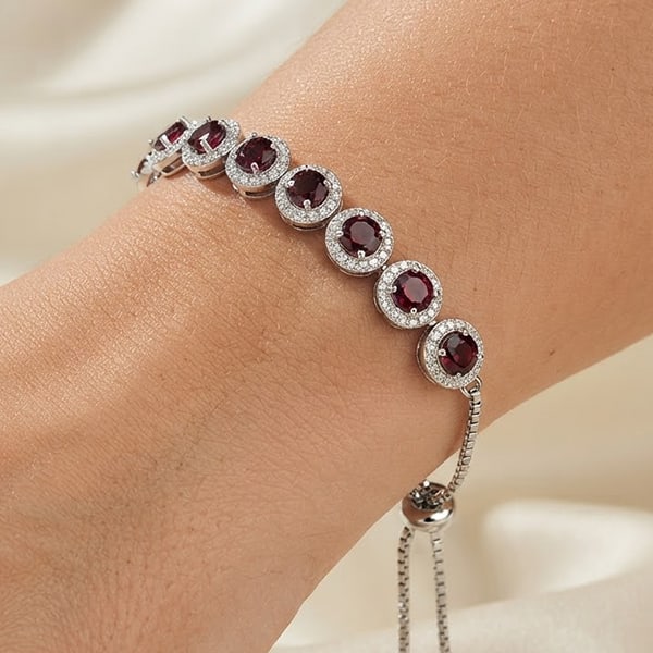 Natural Red Ruby Gemstone 952 Sterling Silver Bracelet Jewelry 11.37 Grams Length 8 Inch.: Product ID: 808500503 Product Type: 925 Sterling Silver Fine Jewelry Jewelry Weight: 11.37 Grams. Gemstones Color: Red Metal: Solid Silver 92.5%. Gemstone Detail: Ruby At Your Service: At Treasure of 