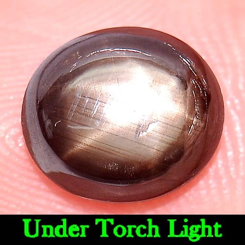 Natural Black Star Sapphire Gemstones 6 Rays 3.07 Ct. Oval Cabochon Shape 8.9 x 7.9 Mm.: Product ID: 806157752 Product Name: Natural Star Sapphire Weight: 3.07 CT. Size: 8.9 x 7.9 x 4 MM. Shape: Oval Cabochon Color: Black Clarity:Opaque Luster: Good 6 Rays Star Gems Origin: Thailand Treat